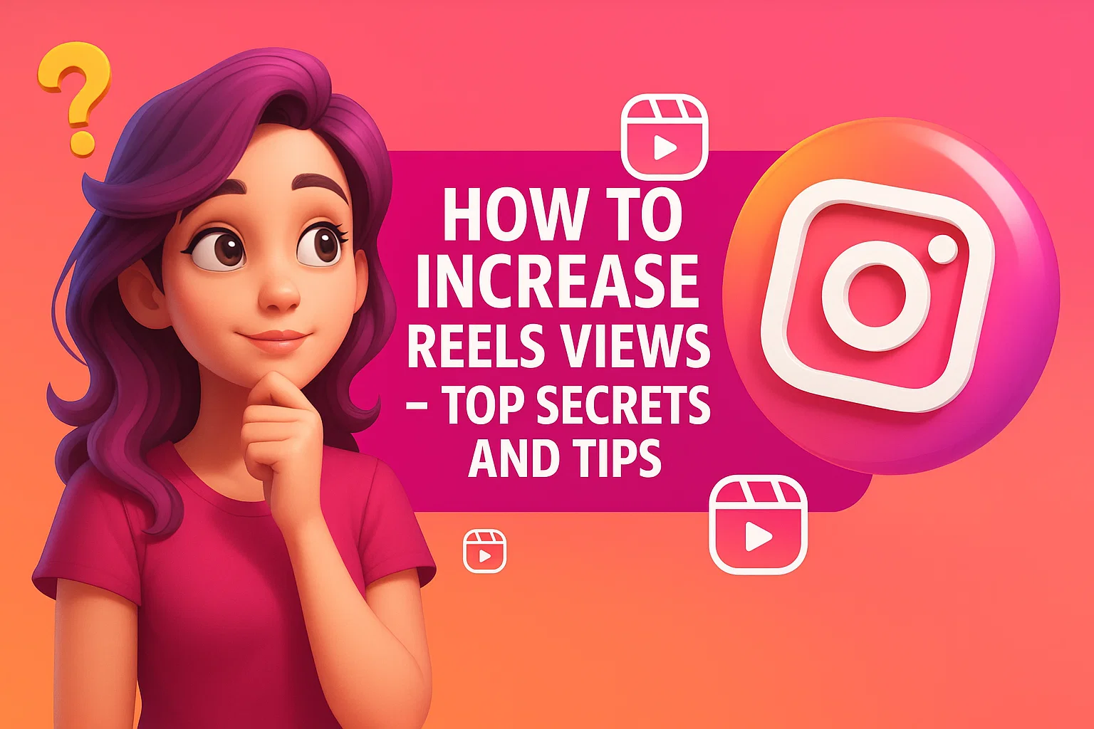 How to Increase Reels Views – Top Secrets and Tips 1 A content creator recording a vertical video to increase Instagram Reels views organically