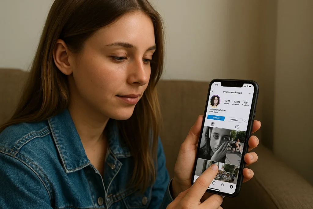 Browsing Instagram public profile in browser without account