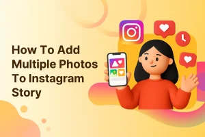 Buy Instagram Likes 61 Step-by-step guide showing how to add multiple photos to Instagram Story using Layout feature